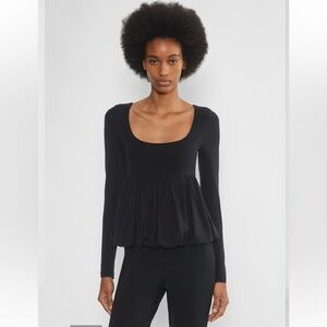 Wilfred Maisie Peplum Top 🖤